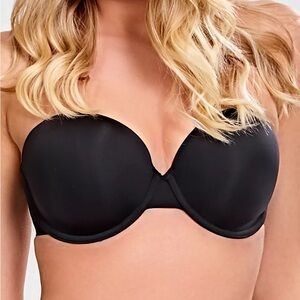 Panache Porcelain Elan Black Strapless Bra  NWOT